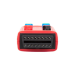Adaptador Autel G-BOX3 conectado com linhas coloridas de pinagem para leitura de central eletrônica em bancada.