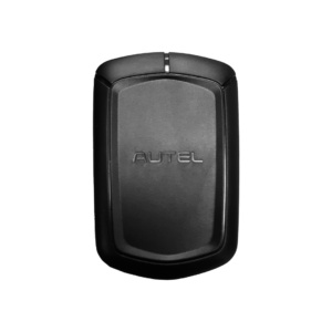 Simulador de chave inteligente Autel APB112 exibindo o chassi compacto com porta USB para coleta de dados de transponder.