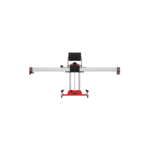 Sistema de câmeras tridimensionais Autel MaxiSYS IA800 montado na estrutura Standard Frame com garras de roda e alvos refletores.