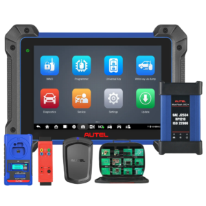 Tablet premium de diagnóstico Autel MaxiIM IM608 PRO II exibindo o menu principal de programação avançada de chaves e imobilizadores em sua tela de 10 polegadas.