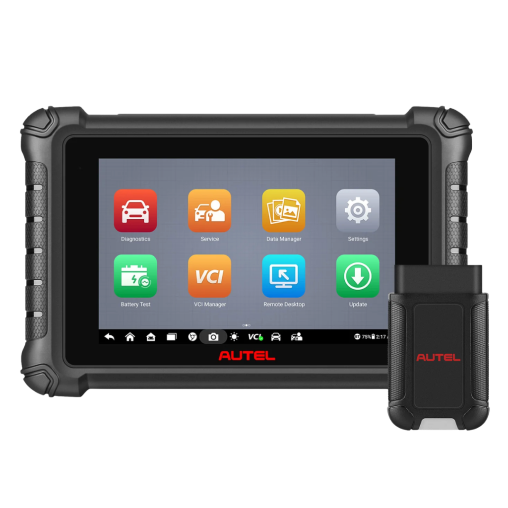 Scanner automotivo Autel MaxiDAS DS900 BT com tablet de 8 polegadas e interface Bluetooth V150.