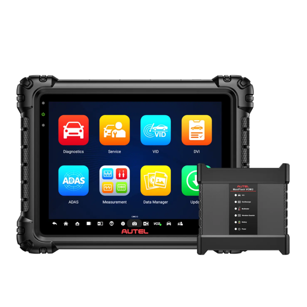 Scanner Automotivo Autel MaxiSys MS919S2 com interface MaxiFLASH VCMI2 e osciloscópio na WCV Tools.